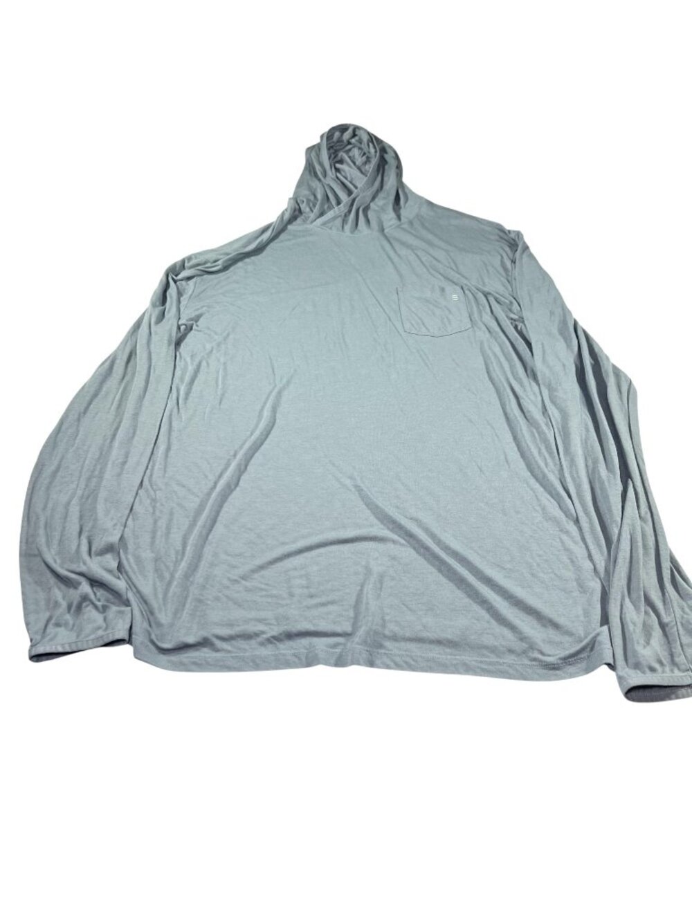 Free Fly Mens Bamboo Blue Lightweight Pullover Hoodie 3XL Performance Fishing